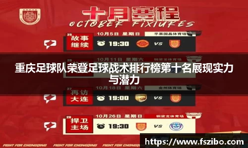 重庆足球队荣登足球战术排行榜第十名展现实力与潜力